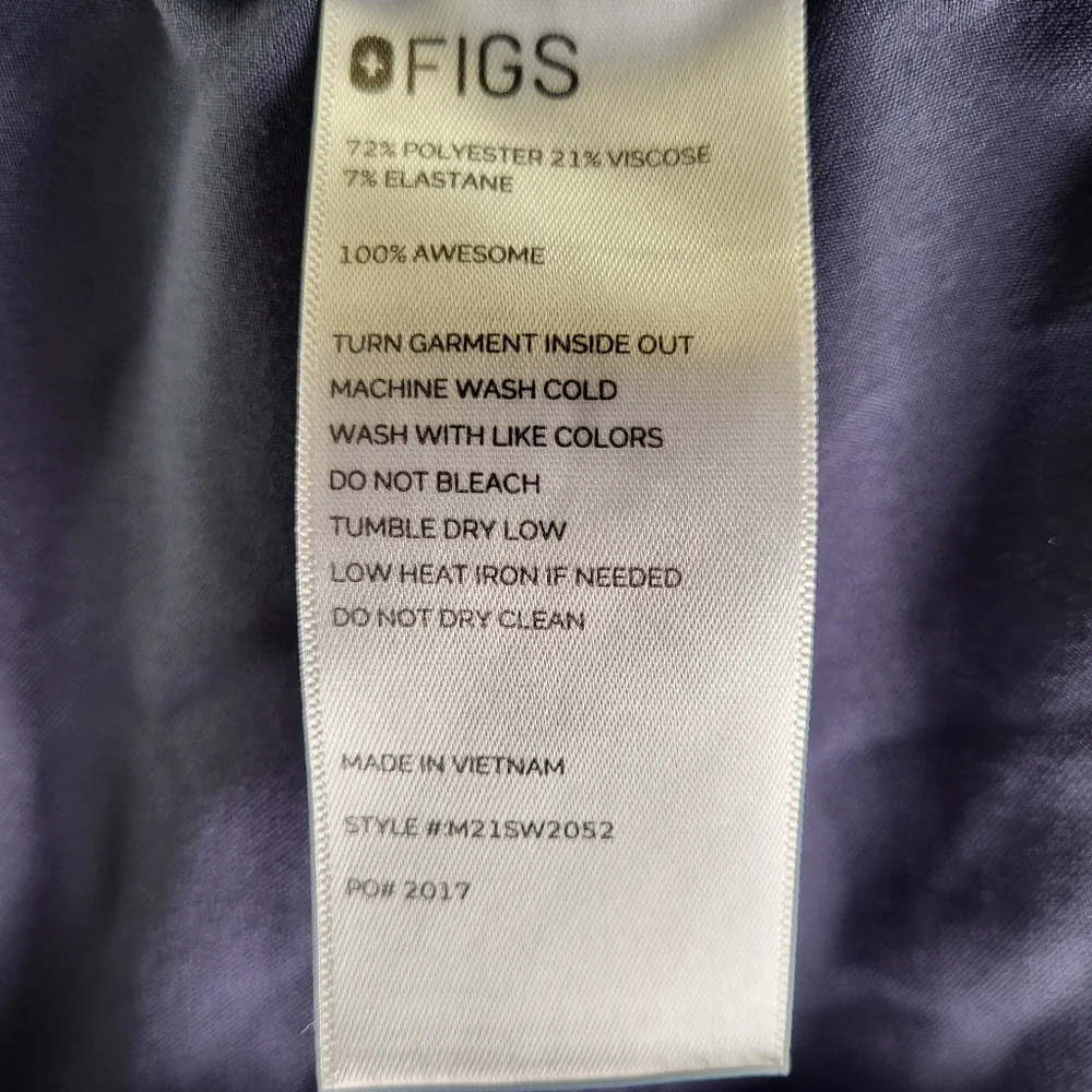 Figs Cairo Scrub Pants in Dark Harbor Blue size XLarge